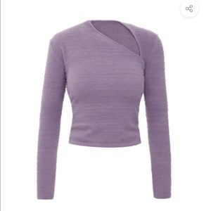 RUVE Asymmetrical V Collar Sweater